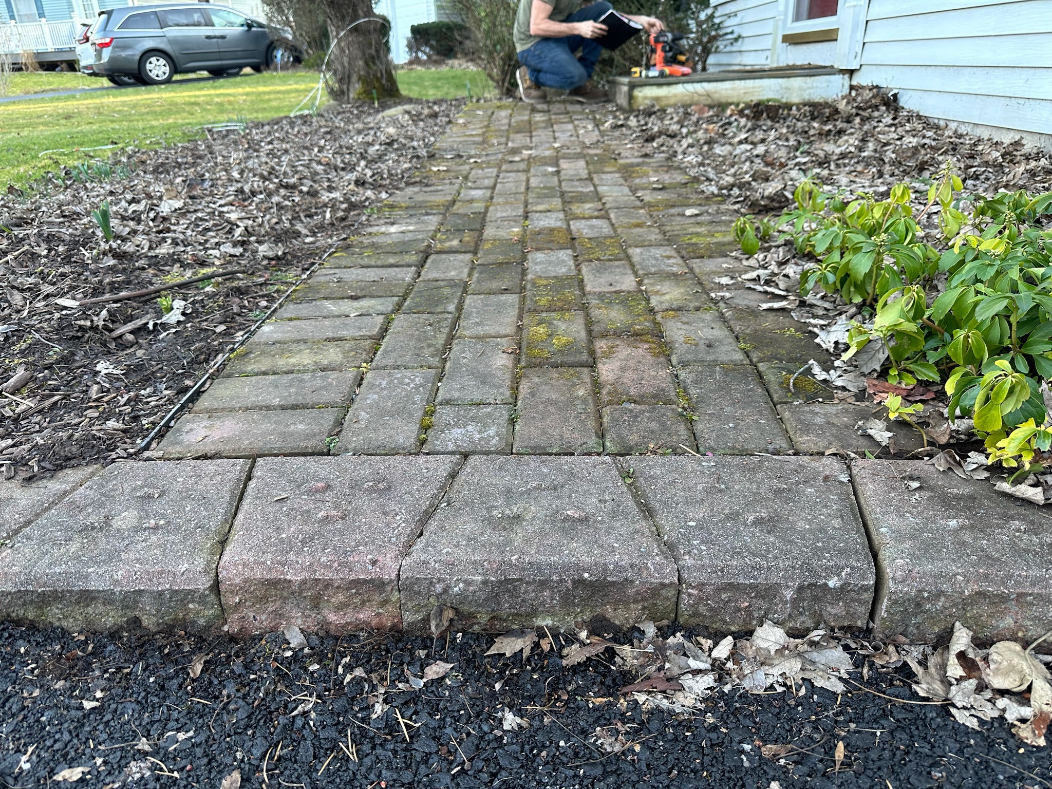 2024 walkway install before photo 3